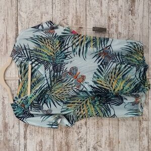 Green and blue sparkly top